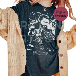 Dragon Age T-shirts Antiva Crows, Lucanis, Thedas, Alistair, Solas, Gray Warden, Assassin, Veilguard - Gamer Gifts Tshirt Cotton Spandex