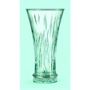 Crystal Clear Glass Vase for Flowers, Large Modern Home Decor, Tall Glass Vase for Centerpieces, Elegant Dining Table Decor, Reusable Vase for Wedding and Birthday