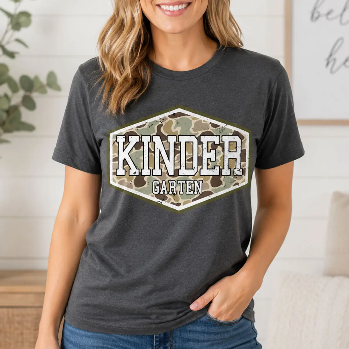 Camo Back To School T Shirt, Camo First Day Of School Tee, Pre K First Second Grade Tee, Old School Camo Shirt, Teacher Outfit, Gift For Women