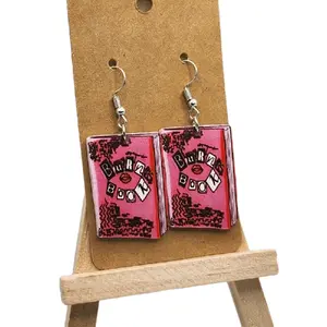 Vintage-Inspired Retro Movie Earrings High-Quality Lightweight Durable Plastic Material