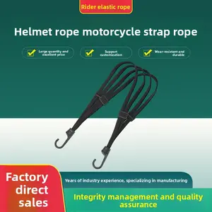 Helmet Strap Motorcycle Binding Strap Electric Vehicle Binding Strap Elastic Band Luggage Fixing Binding Strap Four-in-One Strap