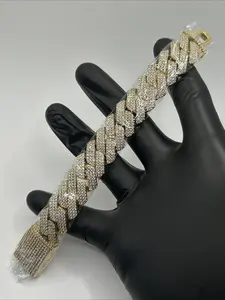 Chilled Hip Hop Style Luxury Gold Plated Classic Cuban Chain Gold Cuban Bracelet Miami Cuban Chain Fork Bracelet, Luxury Premium Bracelet, Easter Gift Father's Day Gift