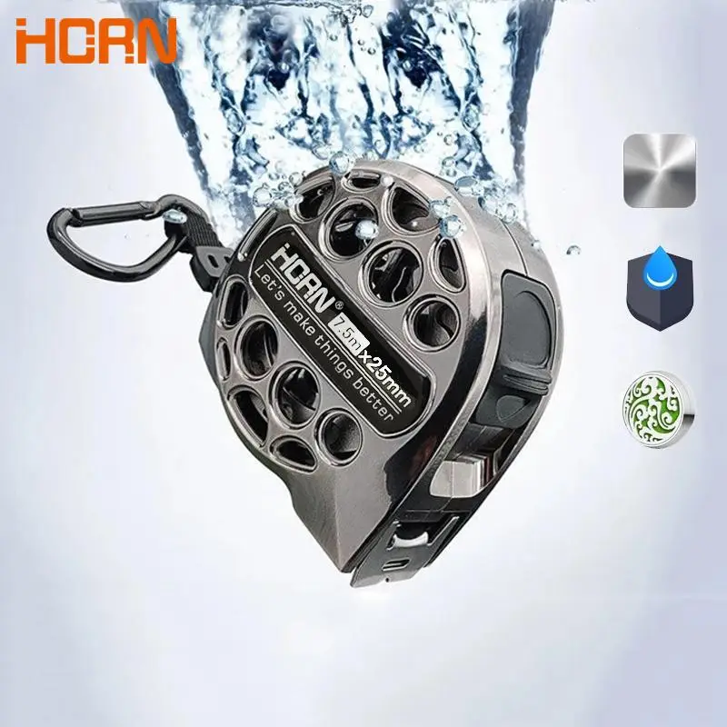 3m/5m/7.5m Metric Tape Measure, 1 Count Stainless Steel Metric Ruler, Hollow Design Woodworking Measuring Tool, Professional Hand Metric Measurements