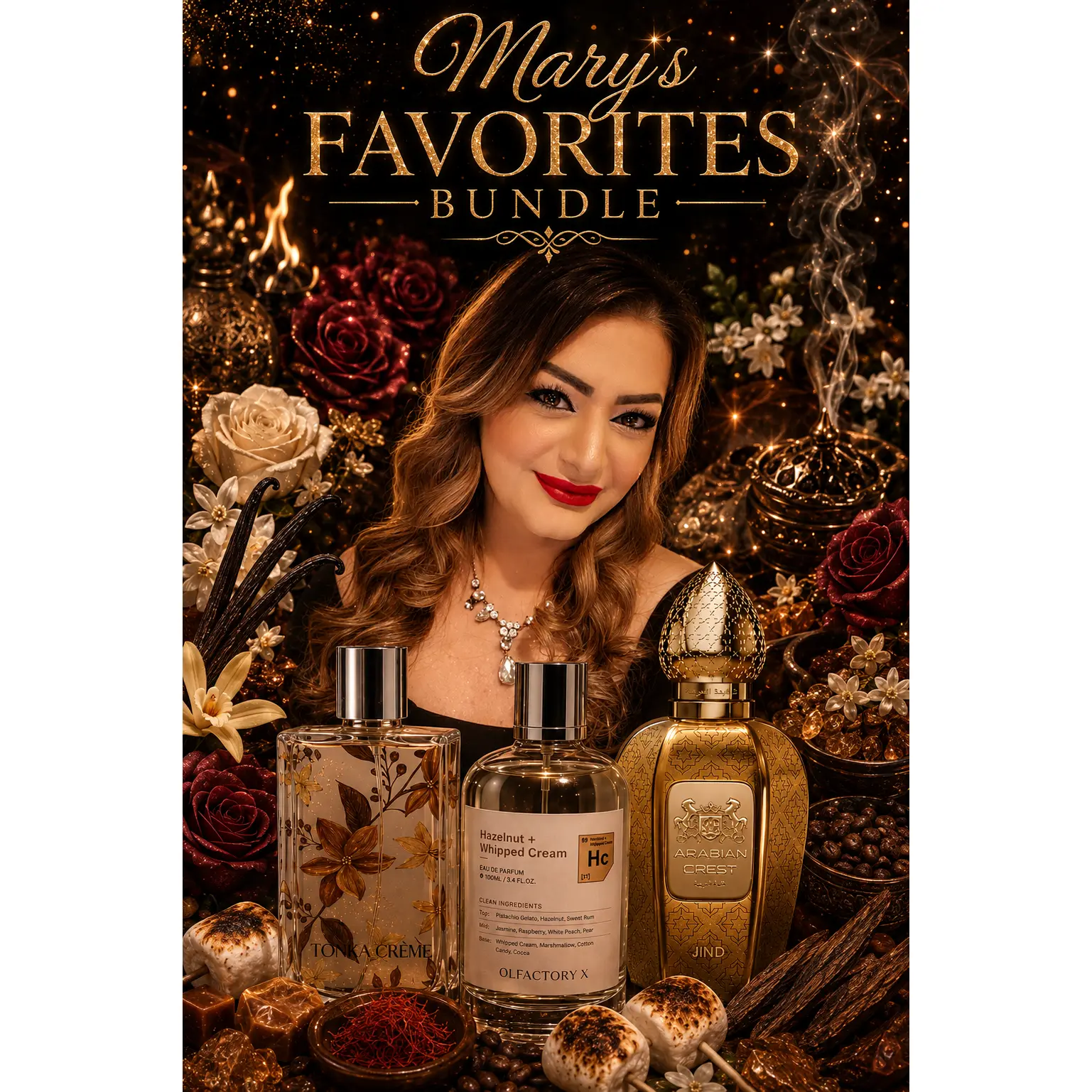 MARY'S FAVORITES BUNDLE Jind + Tonka Cream + Hazelnut & Whipped Cream