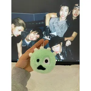 Cortisball plush ball pendant with the same plush, ugly and cute object around, hanging chain, fan bag gift,Martin KONHO JUHOON