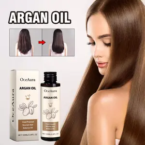 OceAura Moroccan Nut Oil repairs dry and frizzy hair, moisturizes the skin, and is a multi-functional hair care oil、Organic Moroccan Argan Oil Hair Serum