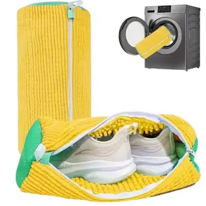 Laundry Shoe Washing Bag for Washing Machine - Protect Your Footwear during the Wash Accessories shoe washing,Mesh Accessory mesh laundry Grey Laundry Bags