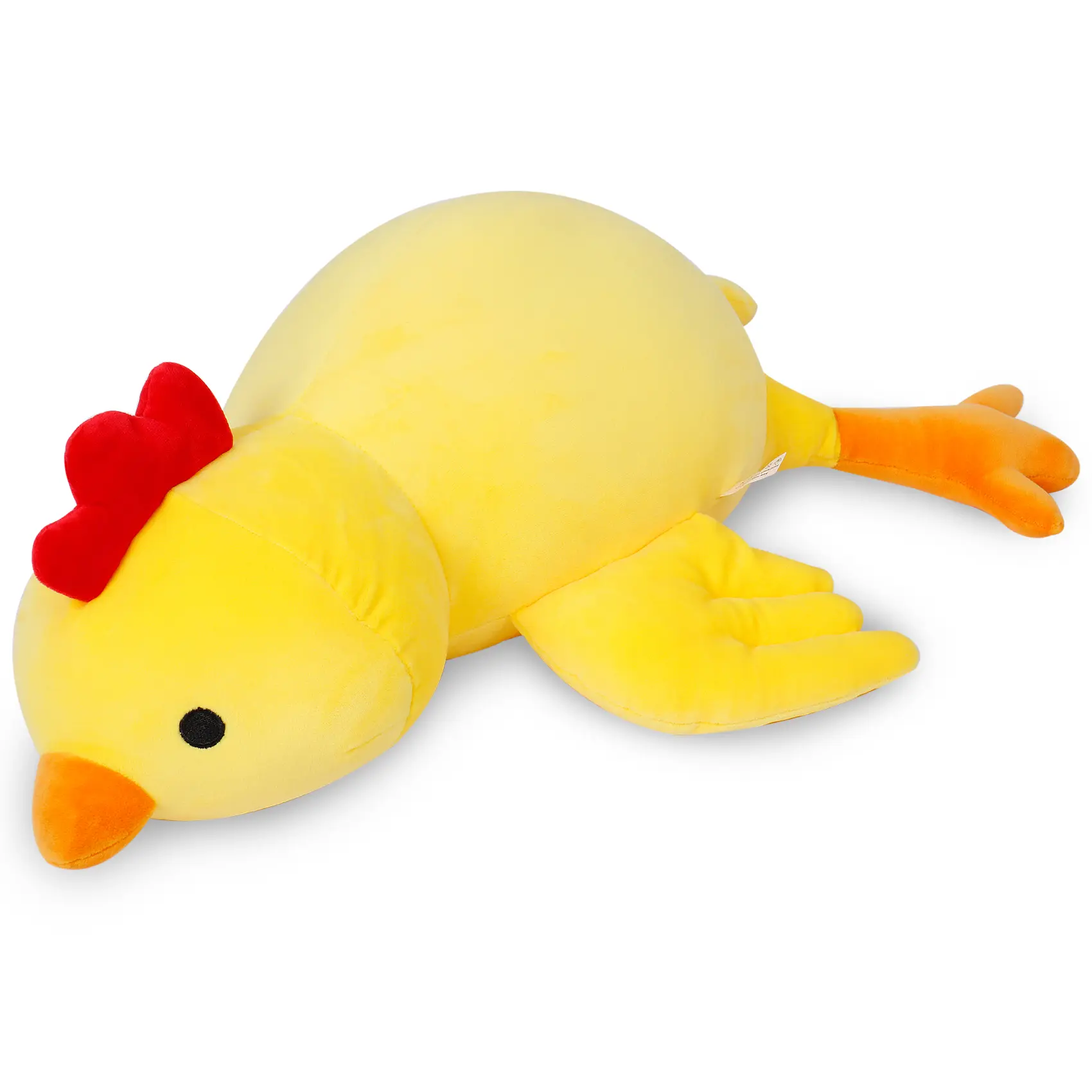 24" 4.2 lbs Weighted Stuffed Animals, Weighted Chicken Plush, Cute Weighted Stuffed Animal Chick Plushie Dolls Throw Pillow Birthday Christmas Gifts for Children Kids Adults