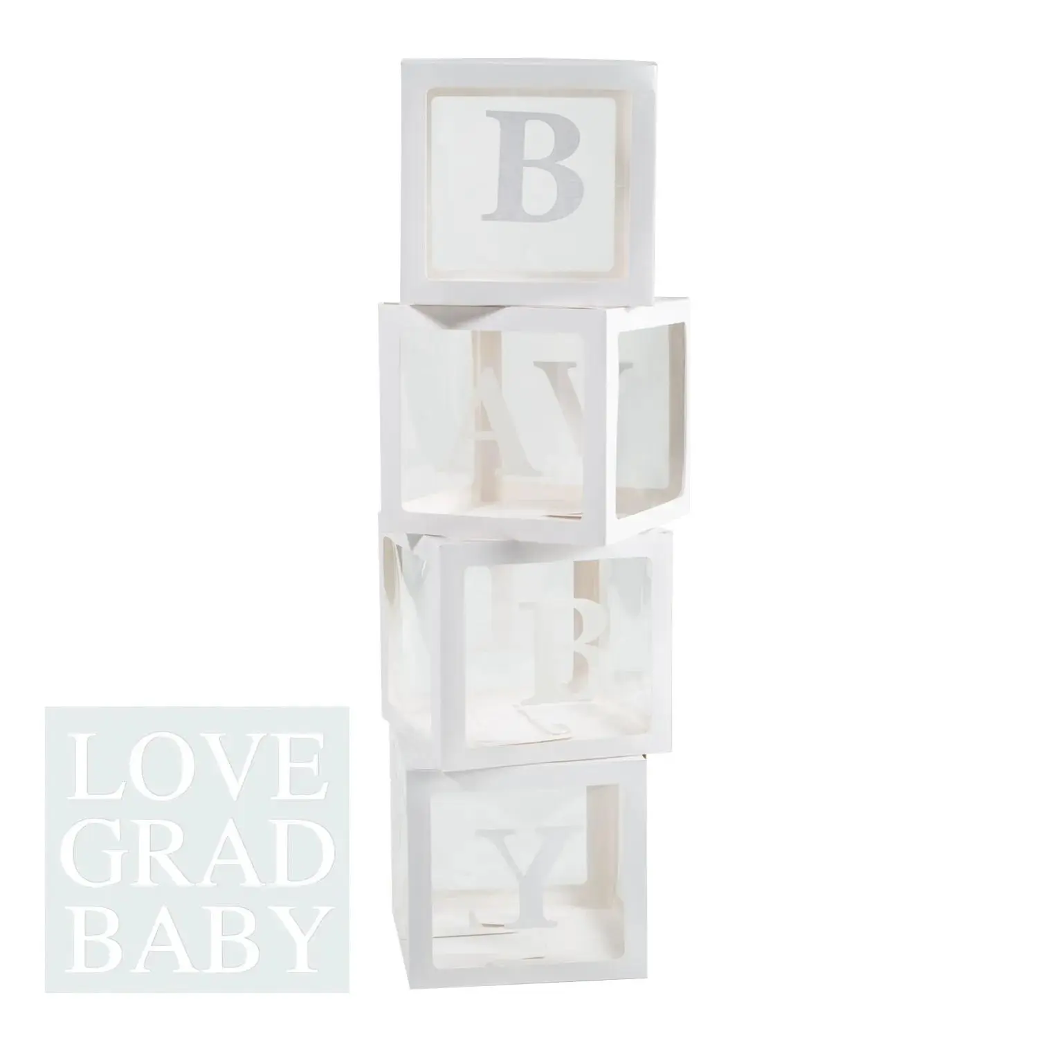 Balloon Block Boxes - 4 Pc.