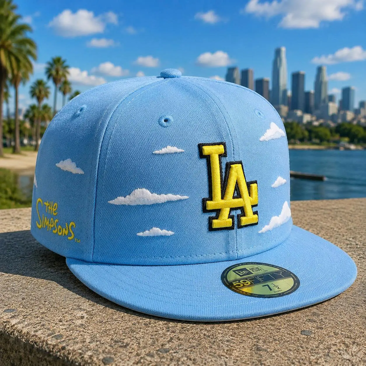 Los Angeles Dodgers MLB Simpsons 'Clouds' New Era 59FIFTY Los Angeles Dodgers MLB Simpsons 'Clouds' New Era 59FIFTY