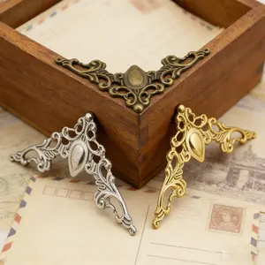 Vintage Metal Corner Guards 400pcs Decorative Angle Protectors for Albums Notebooks Furniture