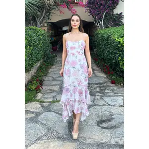 Ophelia Floral Midi Dress