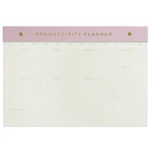 Weekly Postbound Notepad - Lilac