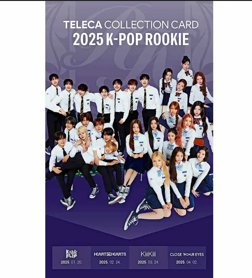 2025 Break & Company K-Pop Rookie Teleca Collection Hobby, Specials, 138-Card Base Set