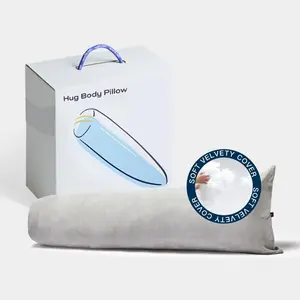 Hug  Pillow, Cozy Velvety Cover,  Twist Design for , , and  Comfort,  as , Bolster, or Maternity Pillow, Generous Size for  - Cloud Grey (Pack of 1)