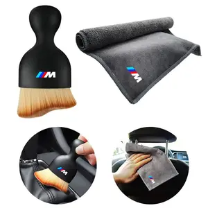 Car Interior Cleaning Tools Microfiber Wash Towels Cleaning Brush For Bmw F01 G20 X1 X2 X3 E60 F10 F30 E39 F20 E87 Performance