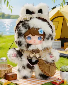 B16- Luoxier Picnic Little Rabbit 600% | 6+1+1 Hidden Design Cute Fresh Outdoor Elements