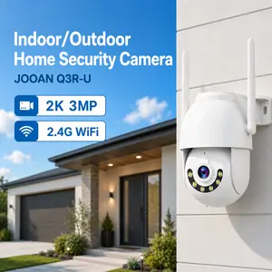 JOOAN 2K 3MP PTZ WiFi indoor security camera features  detection and night vision, and supports two-way audio,  detection, and cloud storage. motion