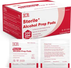 Individually Wrapped Alcohol Prep Pads – 70% Isopropyl