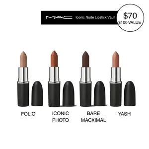 MAC Iconic Nude Lipstick Vault