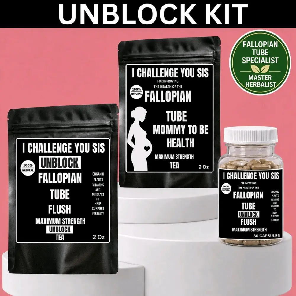 FREE FALLOPIAN TUBE UNBLOCK YONI HERB BAG PLUS FREE YONI  STEAM MOMMY ME HERB BAG I CHALLENGE YOU SIS HANDMADE 3 PIECE SYSTEM KIT FALLOPIAN TUBE UNBLOCK 100% NATURAL ORGANIC MAXIMUM STRENGTH ADVANCED FORMULA TEA