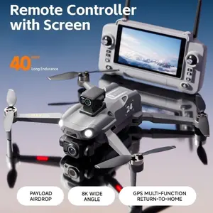 8K Ultra HD Drone Touch Screen Remote 5G FPV GPS Auto Return Quadcopter