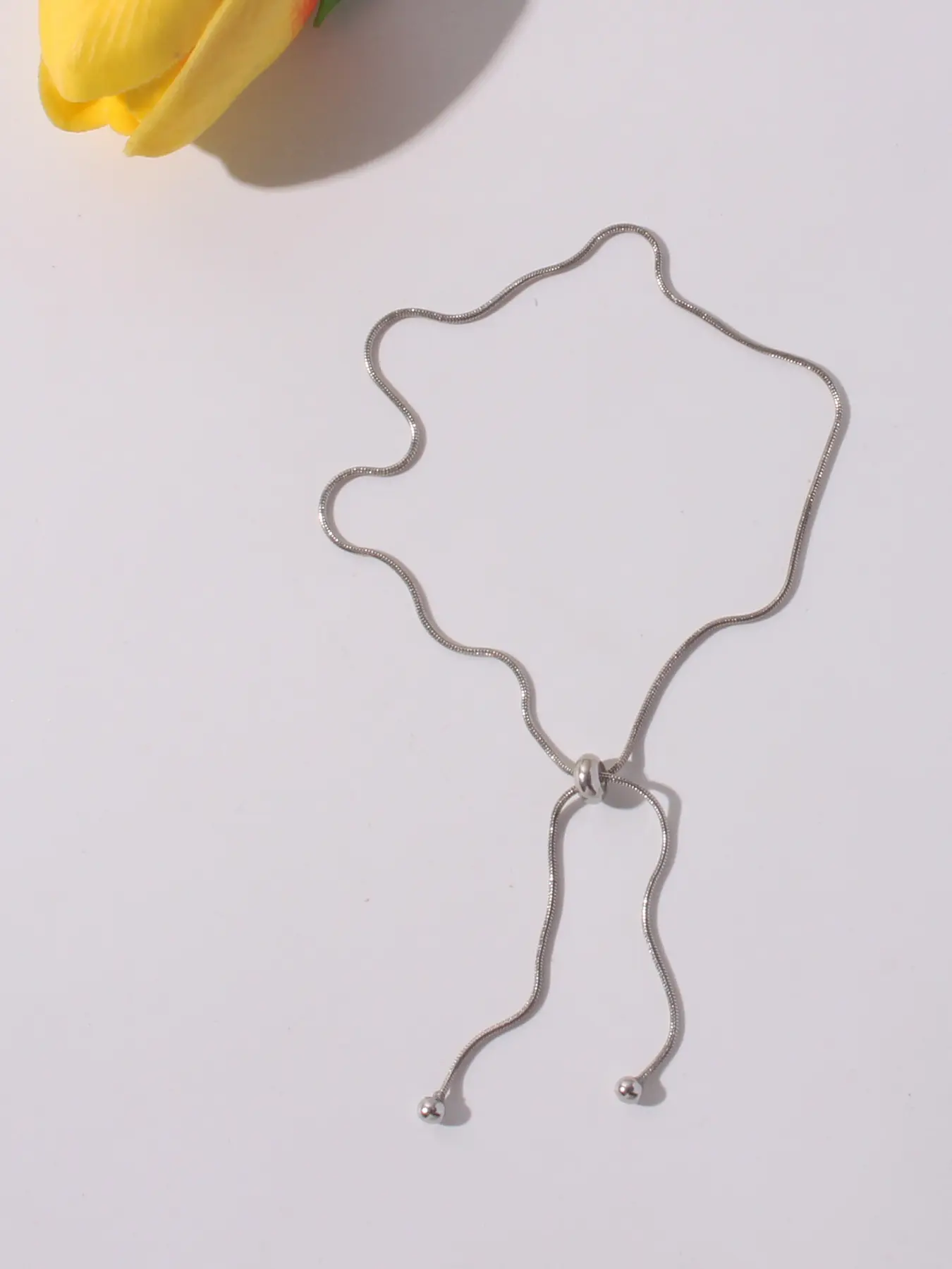 Women's Alloy Anklet with Adjustable Drawstring Design, Casual & Party Wear Jewelry, Elegant Daily Accessory for Women