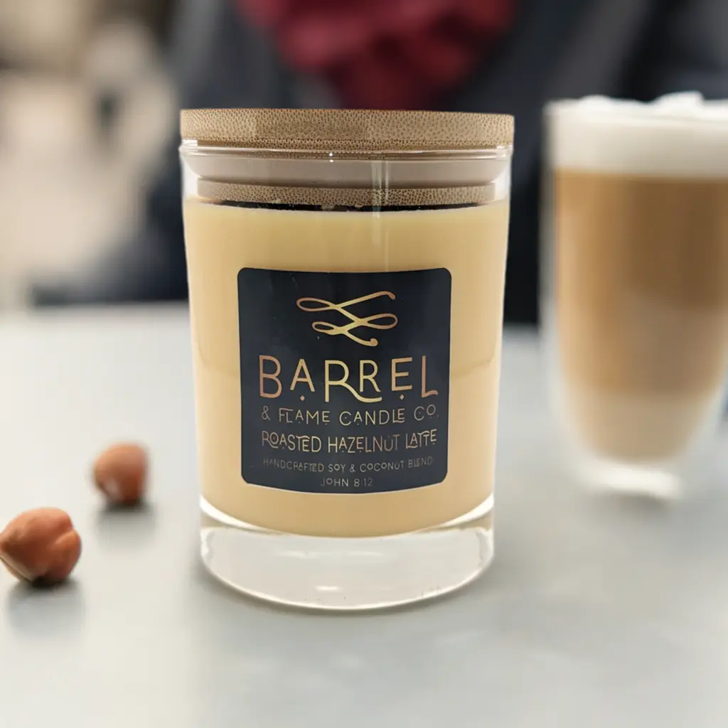 Roasted Hazelnut Latte Candle