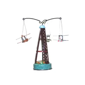 SHAN  Collectible Tin Toy - Biplane Carousel