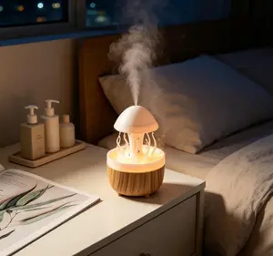 A Fun Jellyfish Humidifier with Ambient Lighting — Featuring a Dripping Water Effect to Aid Sleep and Soothe the Soul