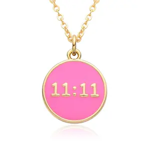 11:11 Make a Wish Color Pop Necklaces in White, Lime Green, Pink & Black