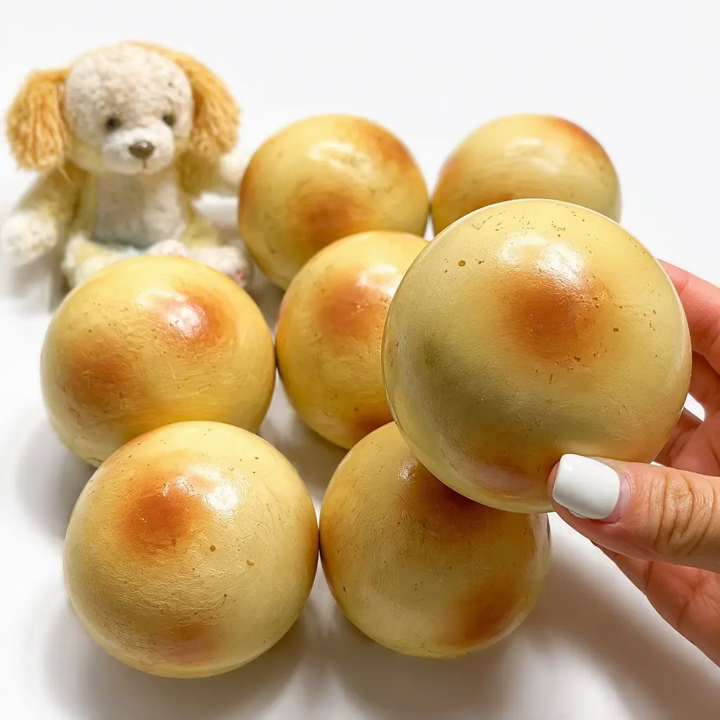 Relaxation Toy-Handmade potato-chunk-shaped balls and afun play experience. filled with sequinsand petals; they offer a satisfyingly crisp tactile feel