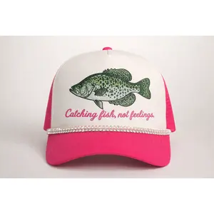 Catching Fish, Not Feelings Trucker Hat 🎣💖