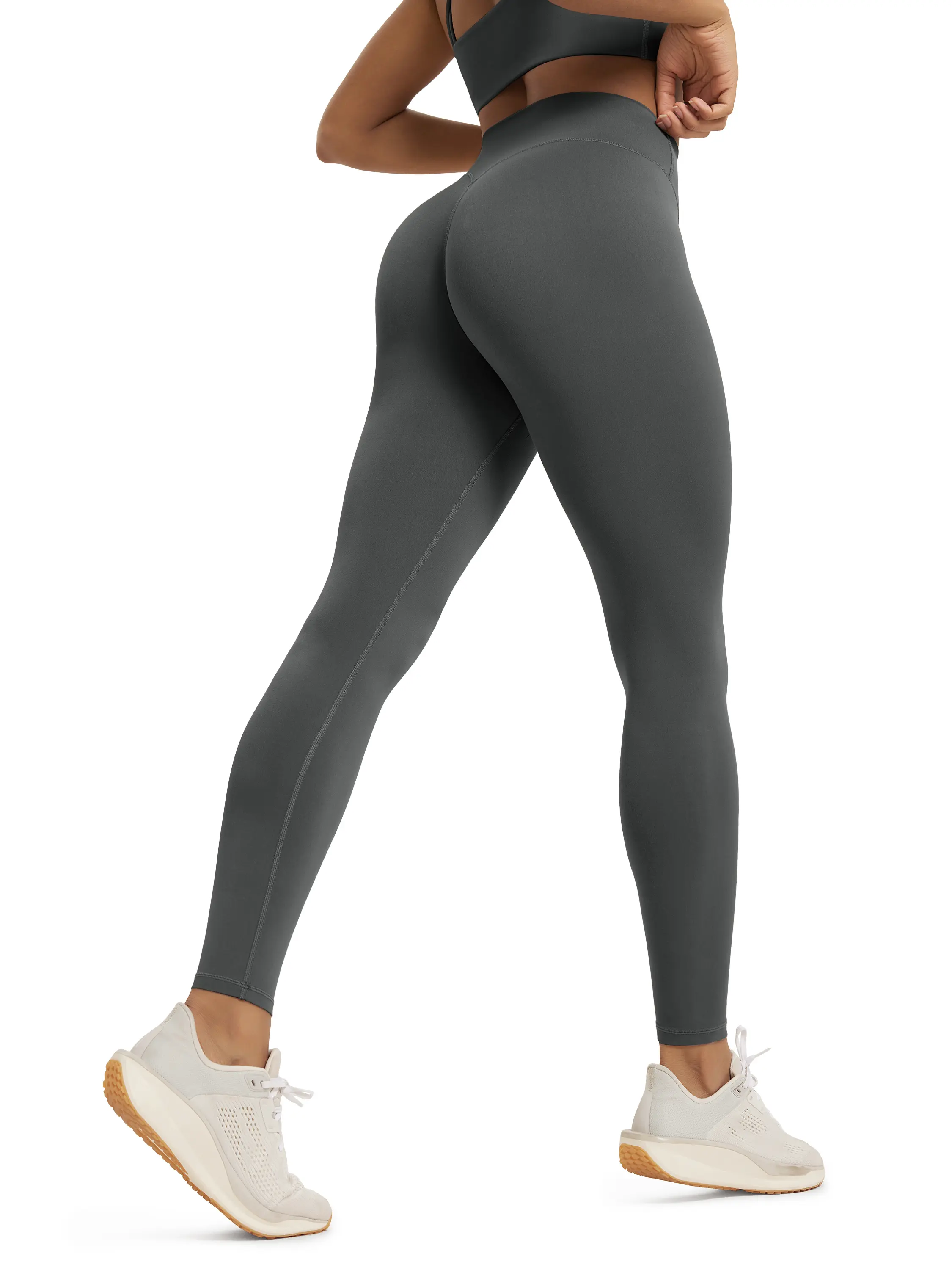 ODODOS Hidden Scrunch Butt Lifting Leggings for Women - 29" No Front Seam High Waist Booty Sculpting Yoga Pants