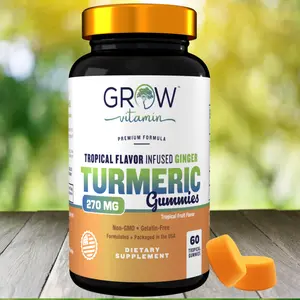 Konsyl Turmeric Ginger Gummies - Helps Support Healthy Joints Inflammation an...