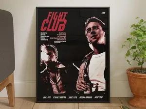 Fight Club , Multiple Sizes , 18x24" DIGITAL, FHD Wall Decor Wall Hangings, , Museum Poster, , , Digital Print