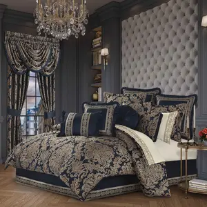 Monte Carlo Navy 4 Piece Comforter Set