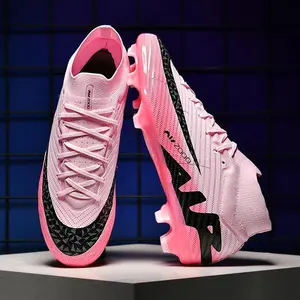 Men Football Shoes Indoor Fast Training Football Boots(Rain Shoes & Covers)