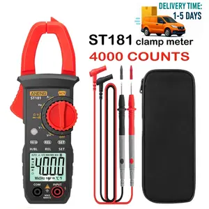 Multifunctional Clamp Meter, Digital Multimeter Tester AC DC Volt Ohm Amp Auto Range LCD Handheld, Smart Measurement  Measures AC/DC Voltage, AC Current, Resistance, and Tests Continuity Professional Electrician Tools