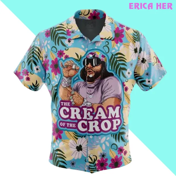 The Cream of the Crop Randy Savage Button Up Hawaiian Shirt