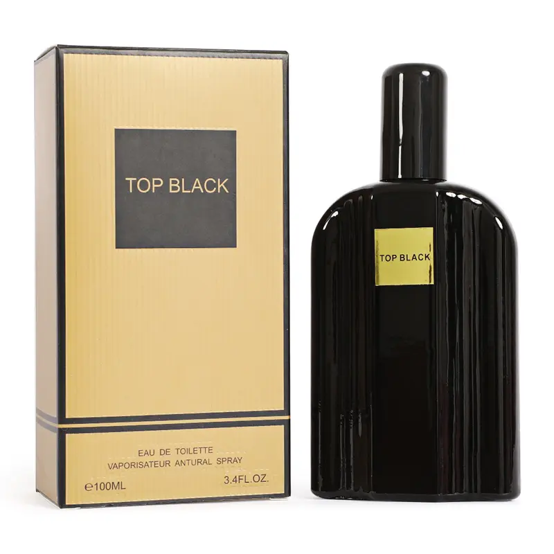 Top Black Eau de Toilette Spray Cologne for Men 100ml/3.4fl.oz. - Fragrance for Men