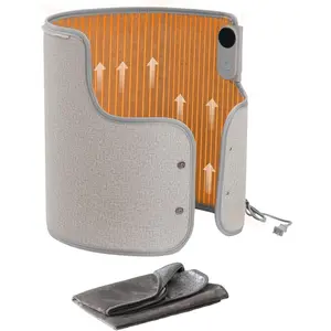 VEVOR Under Desk Space Heater,Rollable Foot Warmer Portable for Home&Office,Timer & Secure,Quiet for Legs,Ankles,Touch&Remote Control Personal Electric Round Surround Warming Pad,Over-Heat Protection