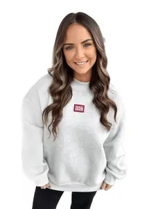Hail State Tag Mock Neck Sweatshirt