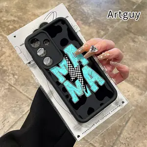 Case for Samsung S24 ultra plus S25 S23 S22 Ultra Plus Cow Skin Mama Advanced fashion gift Anti-Scratch Shockproof Soft Silicone Protective Cover