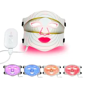 Private Label Home Beauty Devices OEM 4 Color Led Facial Mask Beauty Device Infrared Led Face Light Mask omni lux led outdoorfun