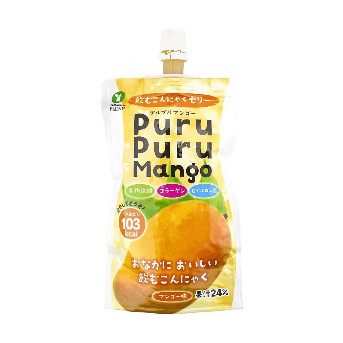 YAMAKICHI Japanese Mango Jelly 130g - Authentic Fruit Snack, Refreshing Dessert