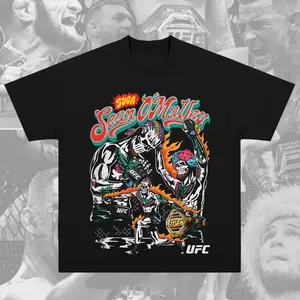 100%25 Premium Cotton Suga Sean O'Malley UFC Graphic Tee Sean O'Malley T-Shirt Premium UFC Shirt Short Sleeve Crew Neck Soft Cotton MMA Shirt Perfect Gift for UFC Fans MMA Fans American Made Fightwear