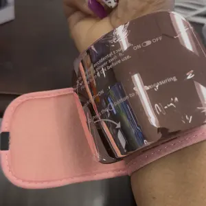 Ziqing Wrist Blood Pressure Monitor Led Display, Touch Screen Wrist Blood Pressure Cuff 99x2 Reading Memory Wrist Bp Monitor with Carrying Case Health Monitoring