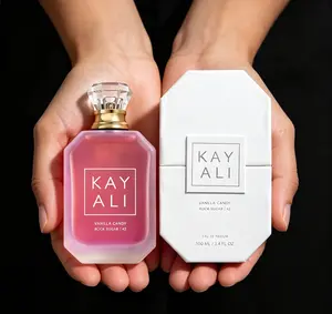 Kayali Vanilla Candy Rock Sugar 42 EDP | Sweet Gourmand Fragrance with Candied Pear, Bubble Gum & Vanilla Cream | Unisex Luxe Long-Lasting Scent 3.4 fl. oz / 100ml