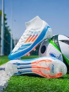 Men Women High Top Football Shoes, Professional Outdoor Competition Sports Shoes, Durable Design, Anti-Slip Comfortable, Youth & World Cup Special Offer